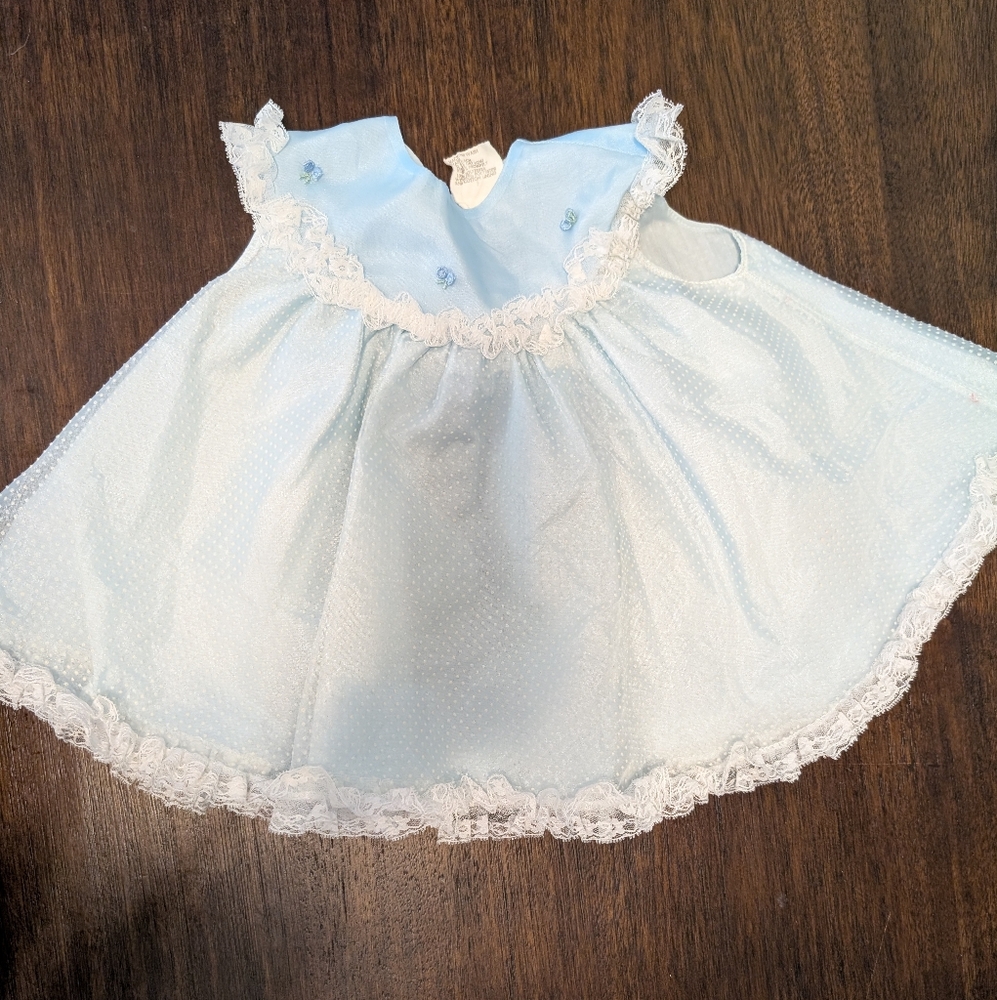Bryan Baby Blue Dress Vintage